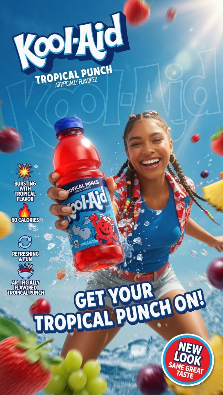 KoolKid Kids Juice Creative Ad Poster Design - Instgram Story Design TimeSpace Studio Design Agency