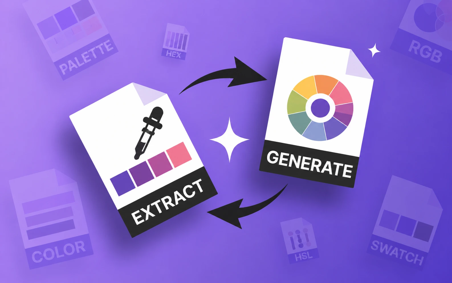 Free Color Palette Extractor and Generator Online tool graphic banner design - TimeSpace Studio Online Tools