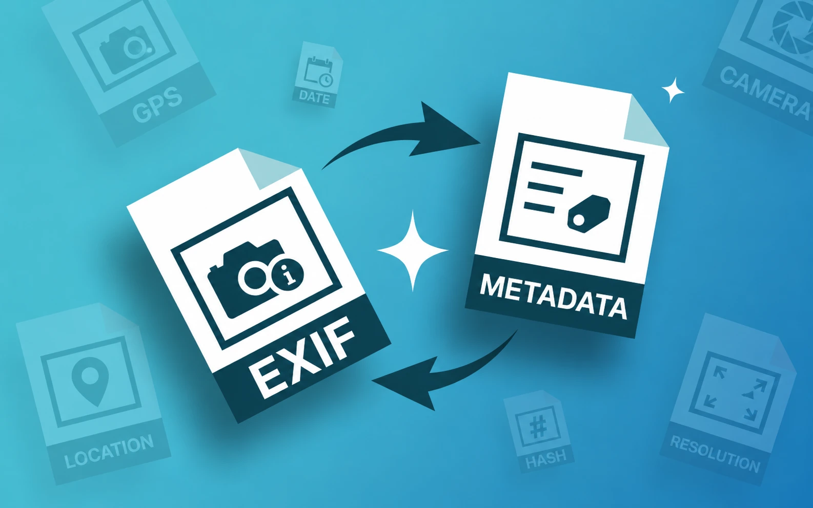 Free Exif Metadata Viewer Online tool graphic banner design - TimeSpace Studio Online Tools