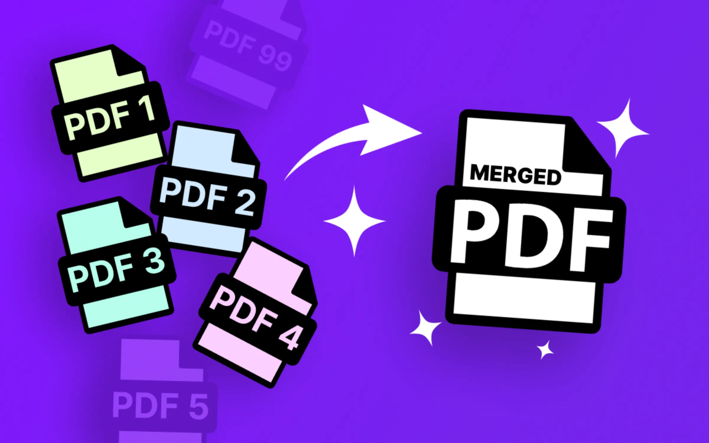 Free PDF Merge Online tool graphic banner design - TimeSpace Studio